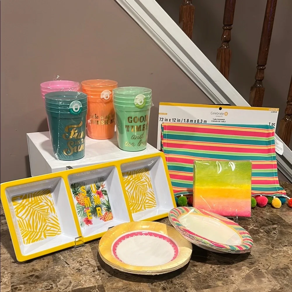 Celebrate It “Summer” Serveware and Party Supplies Bundle